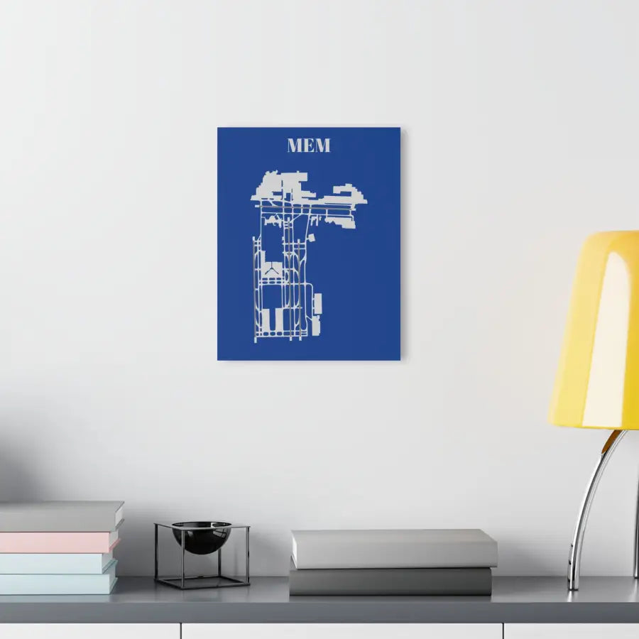 MEM - Memphis International Acrylic Print - Home Decor - Pilot gifts - WWII warbird t-shirt
