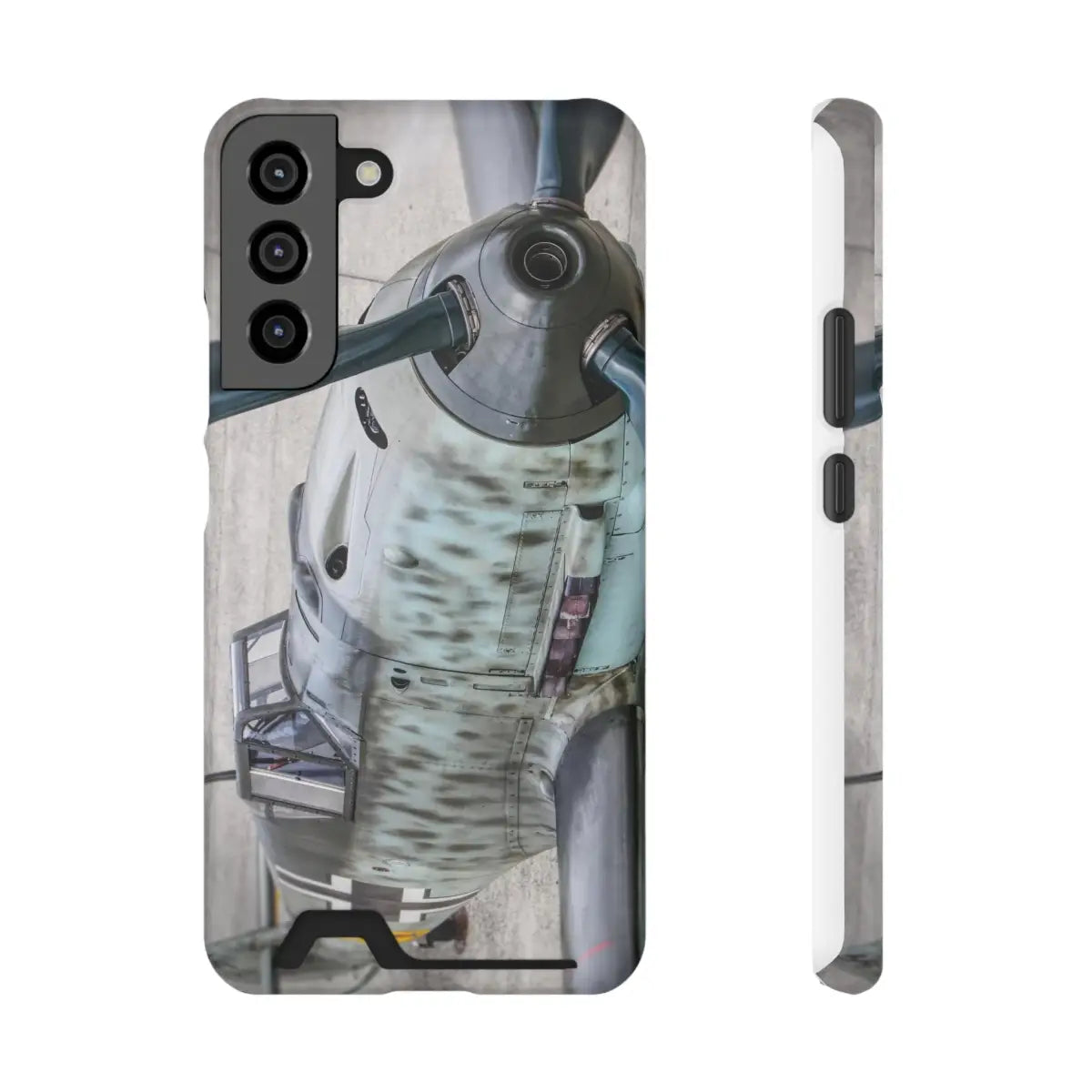 Messerschmitt Bf 109 Aviation-Inspired Phone Case with Card Holder - Perfect for Pilots and Aviation Enthusiasts