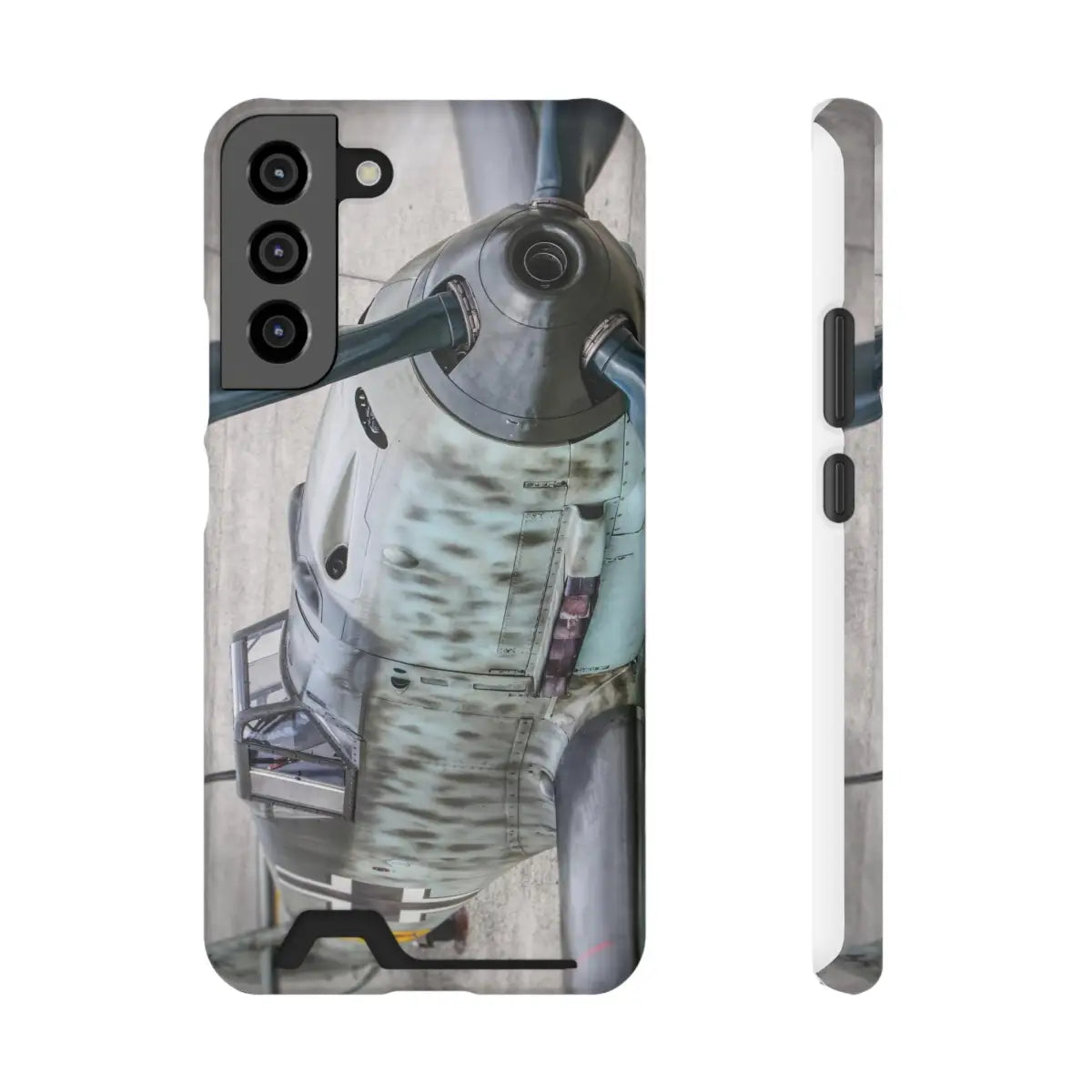 Messerschmitt Bf 109 Aviation-Inspired Phone Case with Card Holder - Perfect for Pilots and Aviation Enthusiasts