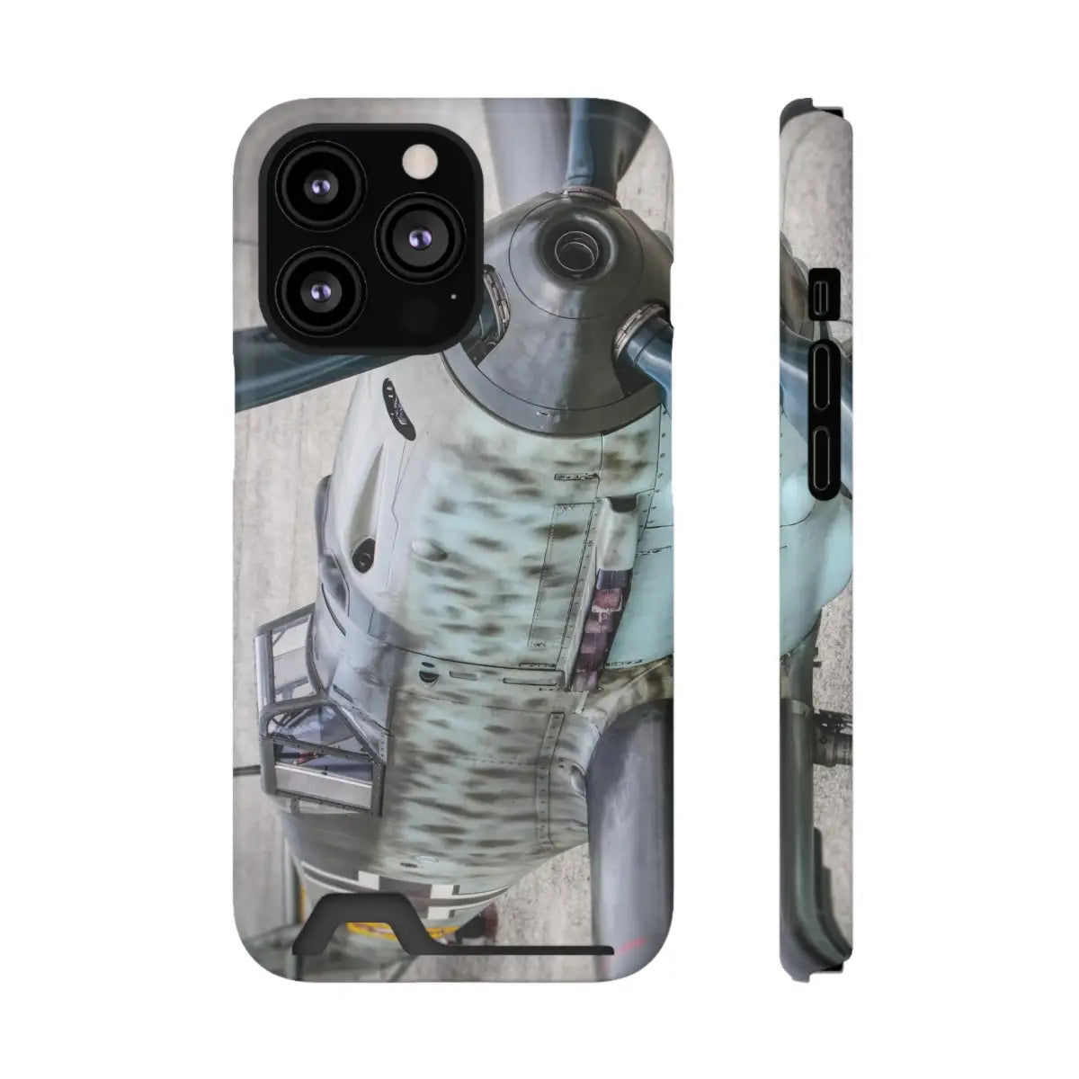 Messerschmitt Bf 109 Aviation-Inspired Phone Case with Card Holder - Perfect for Pilots and Aviation Enthusiasts