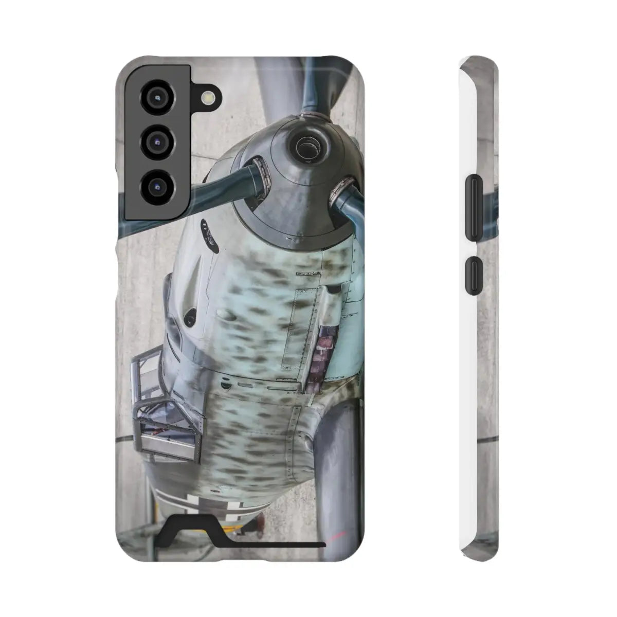 Messerschmitt Bf 109 Aviation-Inspired Phone Case with Card Holder - Perfect for Pilots and Aviation Enthusiasts