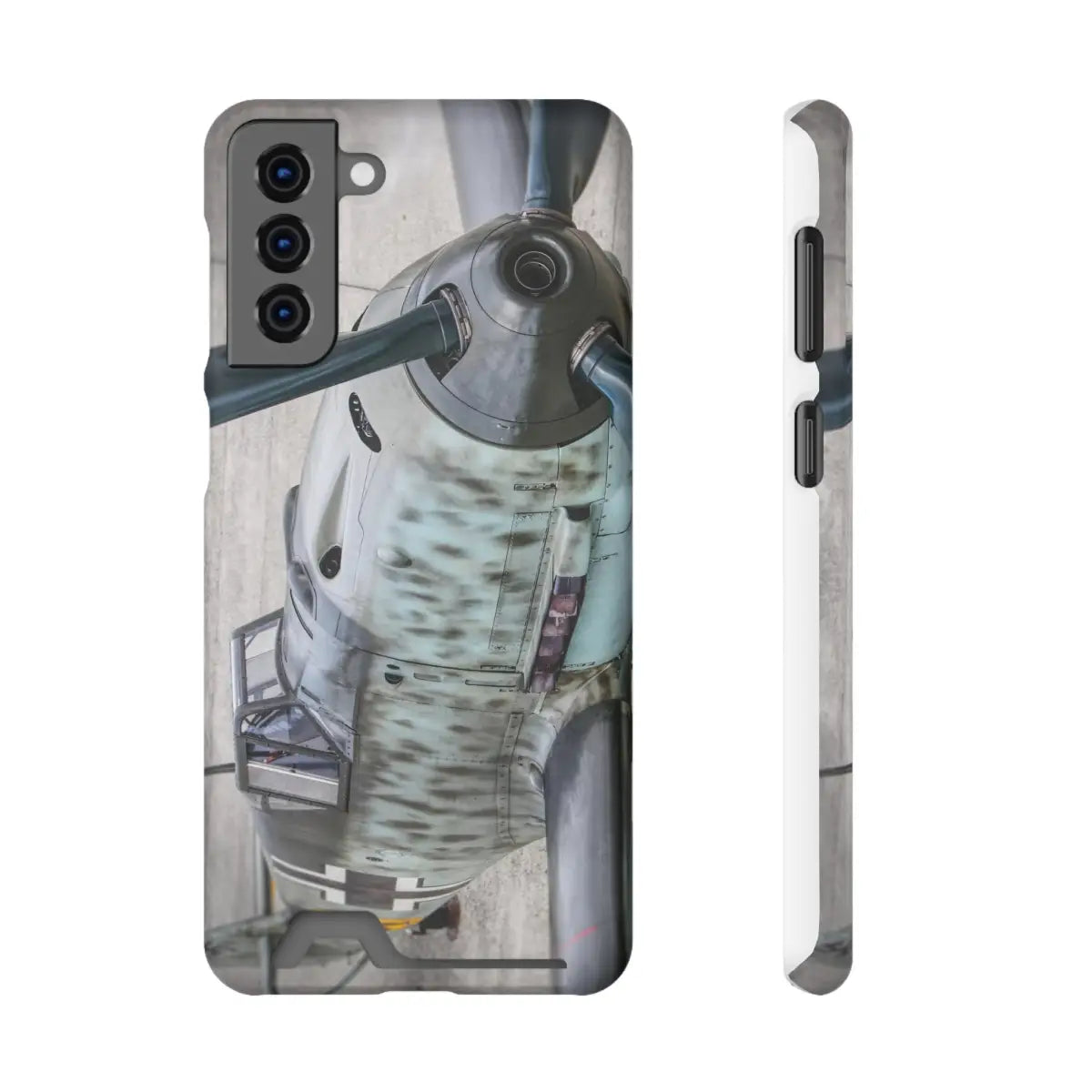 Messerschmitt Bf 109 Aviation-Inspired Phone Case with Card Holder - Perfect for Pilots and Aviation Enthusiasts