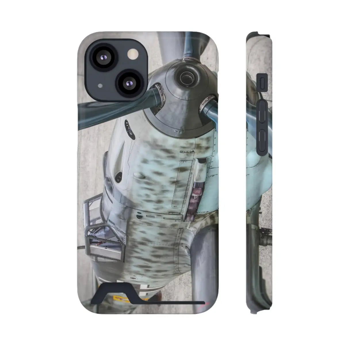 Messerschmitt Bf 109 Aviation-Inspired Phone Case with Card Holder - Perfect for Pilots and Aviation Enthusiasts