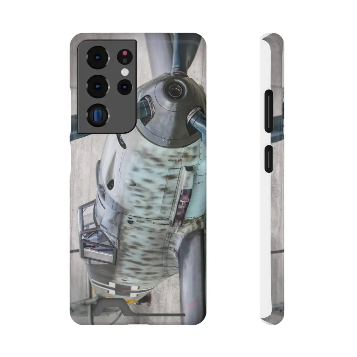 Messerschmitt Bf 109 Aviation-Inspired Phone Case with Card Holder - Perfect for Pilots and Aviation Enthusiasts