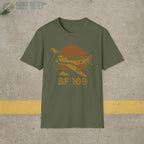 Messerschmitt Bf 109 “Retro Heritage” WWII T-Shirt - Pilot gifts - warbird t-shirt