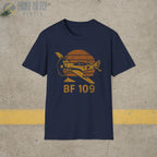 Messerschmitt Bf 109 “Retro Heritage” WWII T-Shirt - Pilot gifts - warbird t-shirt