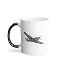 Messerschmitt Bf 109 – WWII Aircraft Mug (Color Changing) - Pilot gifts - warbird t-shirt