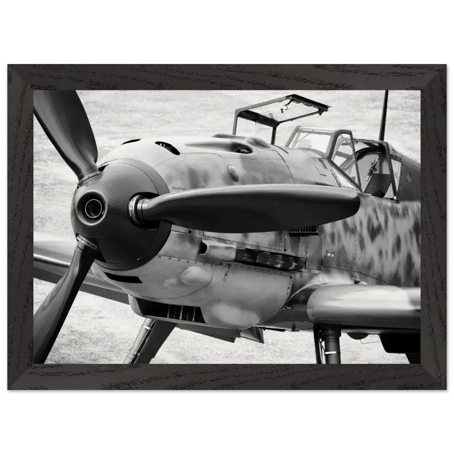 Messerschmitt Bf 109E-3 - Print Material - Gifts for pilots - Aviation apparel