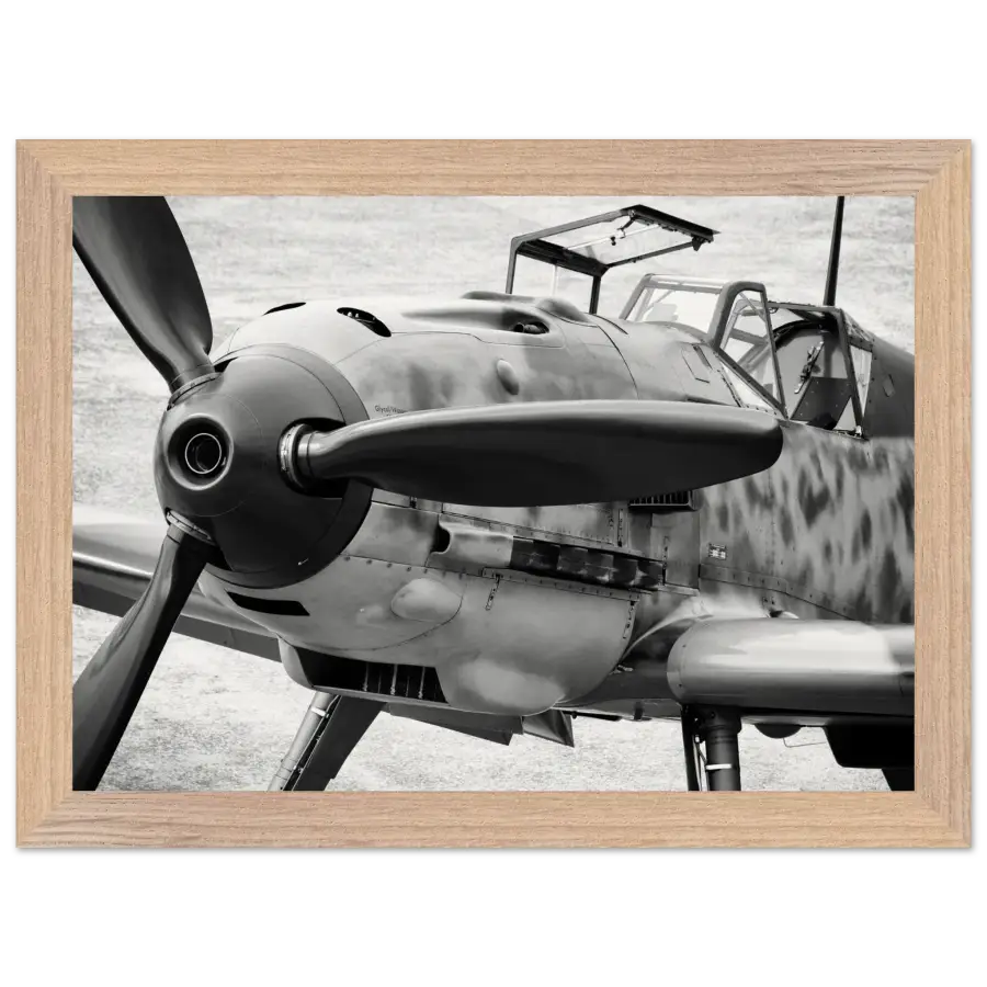 Messerschmitt Bf 109E-3 - Print Material - Gifts for pilots - Aviation apparel