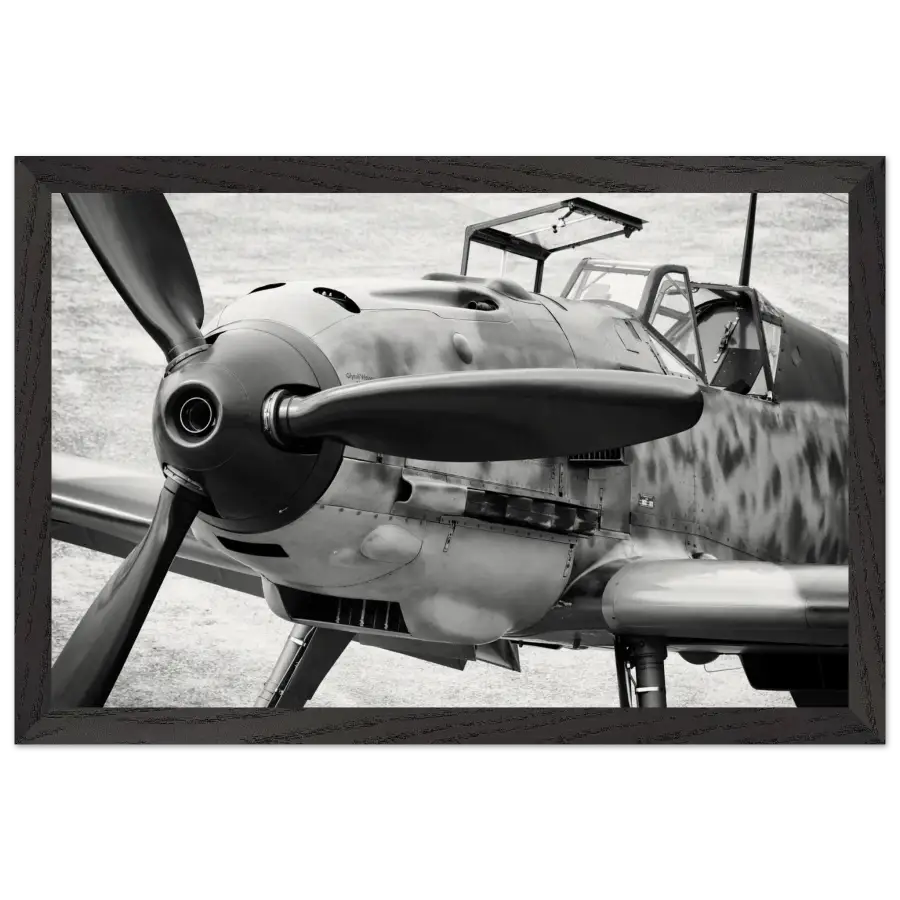 Messerschmitt Bf 109E-3 - Print Material - Gifts for pilots - Aviation apparel