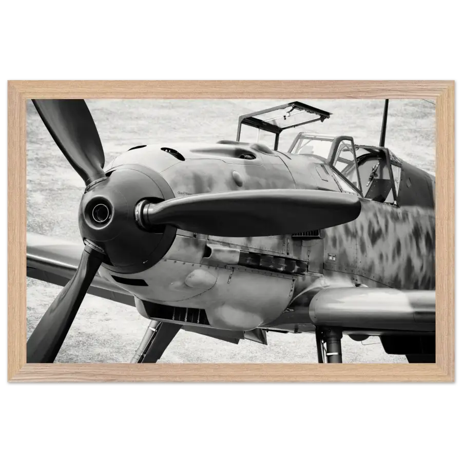 Messerschmitt Bf 109E-3 - Print Material - Gifts for pilots - Aviation apparel
