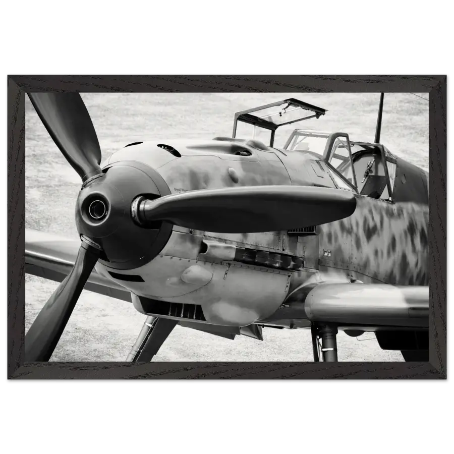 Messerschmitt Bf 109E-3 - Print Material - Gifts for pilots - Aviation apparel