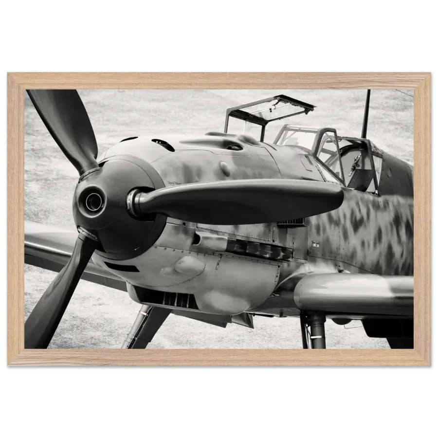Messerschmitt Bf 109E-3 - Print Material - Gifts for pilots - Aviation apparel
