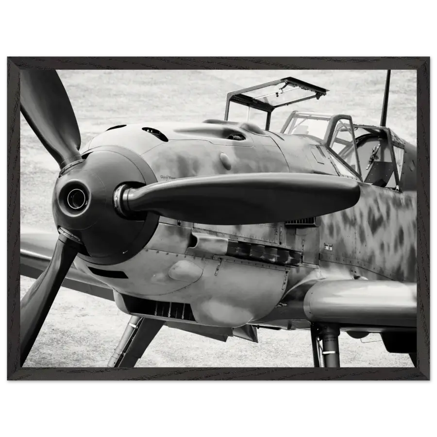 Messerschmitt Bf 109E-3 - Print Material - Gifts for pilots - Aviation apparel
