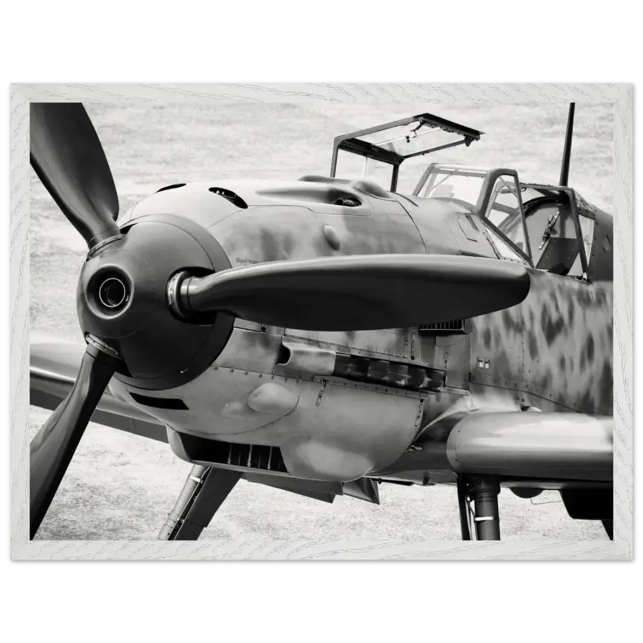Messerschmitt Bf 109E-3 - Print Material - Gifts for pilots - Aviation apparel
