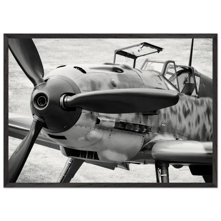 Messerschmitt Bf 109E-3 - Print Material - Gifts for pilots - Aviation apparel