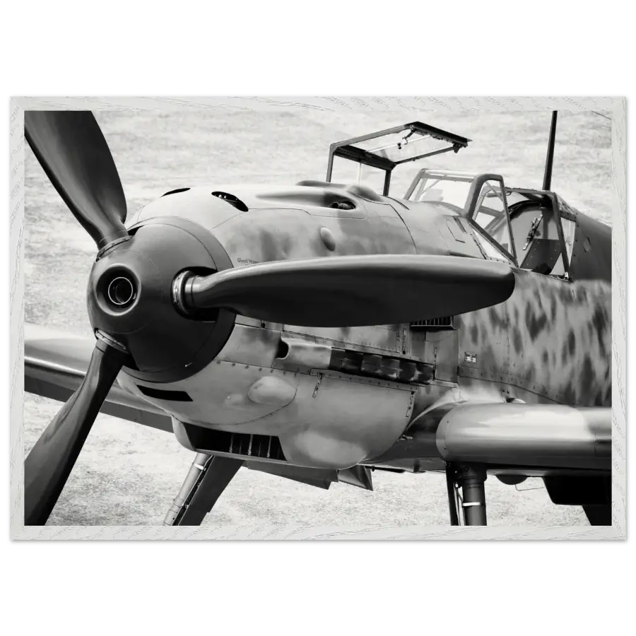 Messerschmitt Bf 109E-3 - Print Material - Gifts for pilots - Aviation apparel