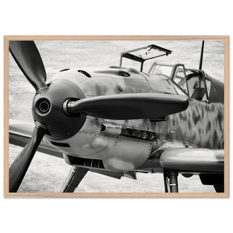 Messerschmitt Bf 109E-3 - Print Material - Gifts for pilots - Aviation apparel