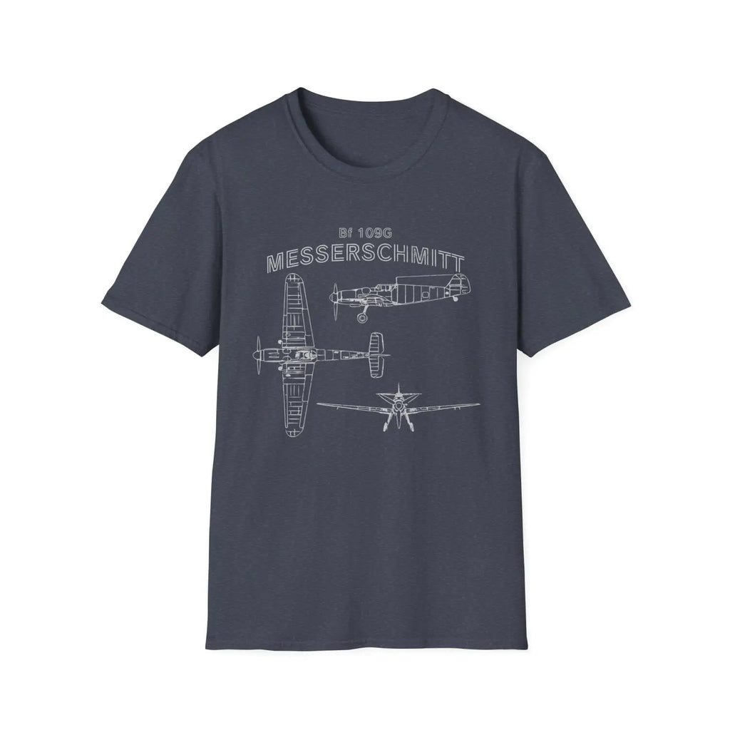 Messerschmitt Bf 109G — T-shirt - T-Shirt - Pilot gifts - WWII warbird t-shirt