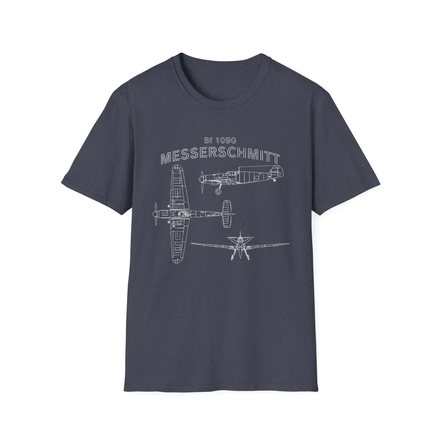 Messerschmitt Bf 109G — T-shirt - T-Shirt - Pilot gifts - WWII warbird t-shirt