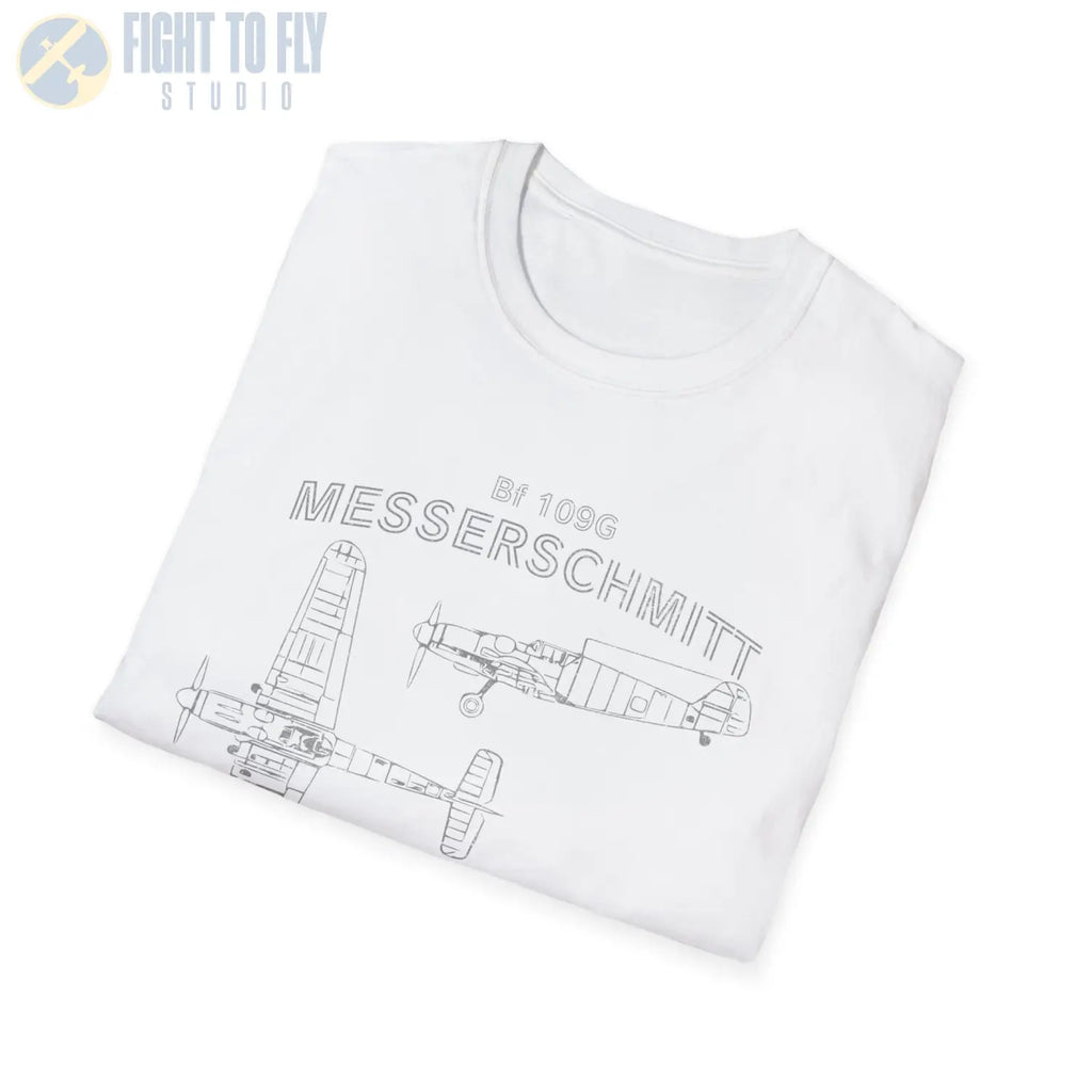 Messerschmitt Bf 109G — T-shirt - T-Shirt - Pilot gifts - WWII warbird t-shirt
