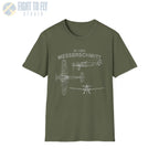 Messerschmitt Bf 109G — T-shirt - T-Shirt - Pilot gifts - WWII warbird t-shirt