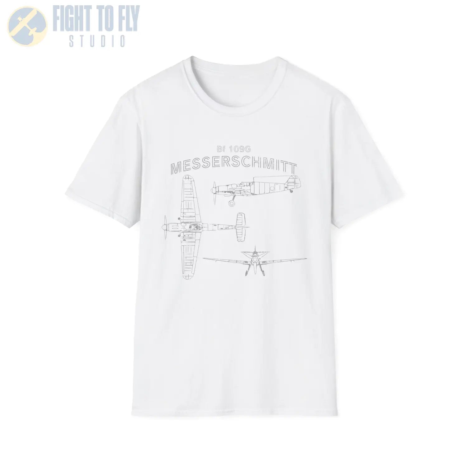 Messerschmitt Bf 109G — T-shirt - T-Shirt - Pilot gifts - WWII warbird t-shirt