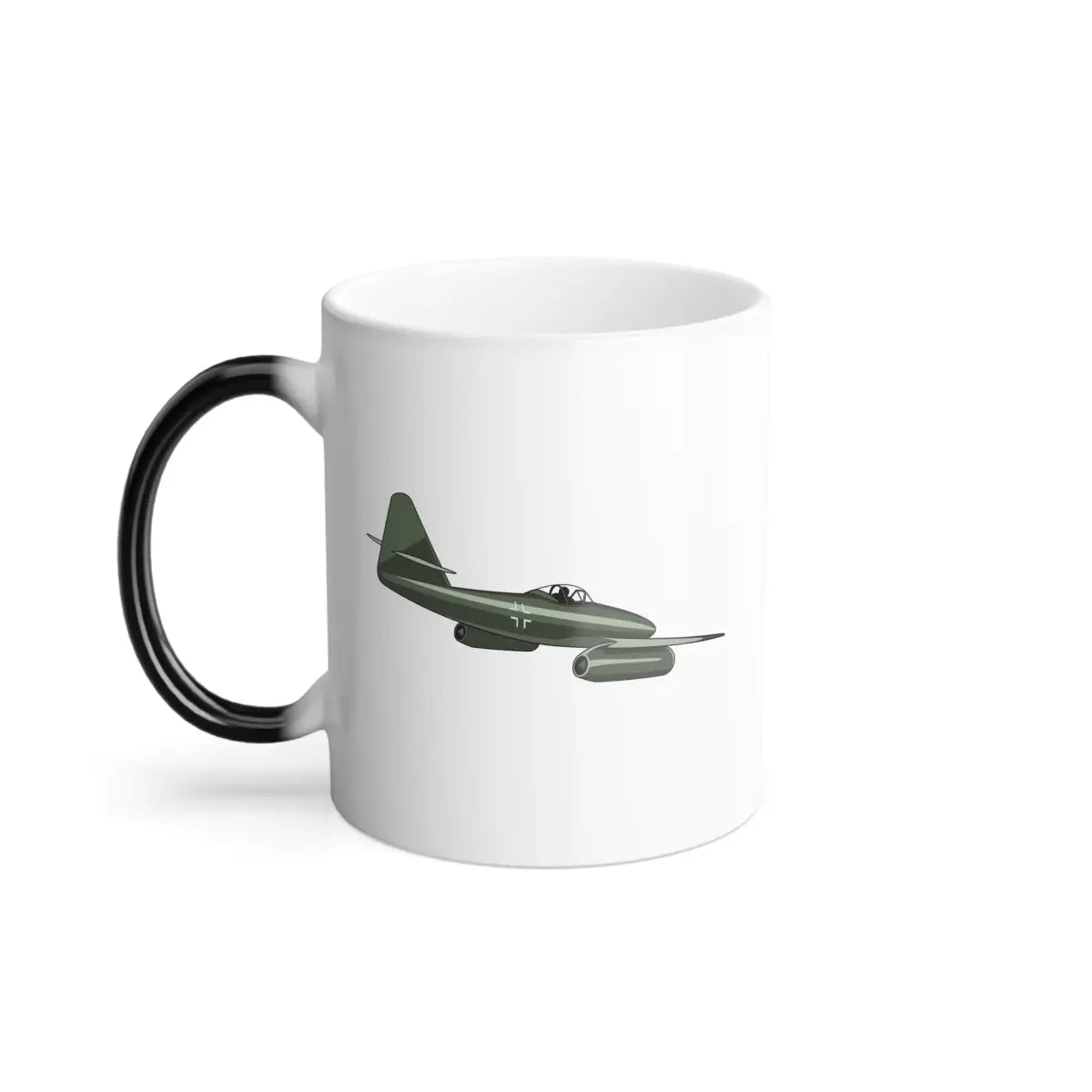 Messerschmitt Me 262 – WWII Aircraft Mug (Color Changing) - Pilot gifts - warbird t-shirt