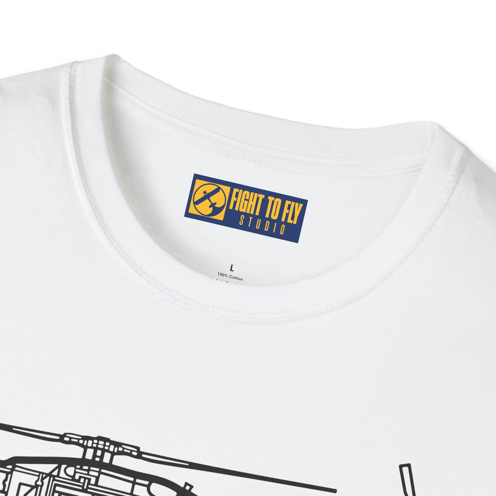 MH-60J T-Shirt – Rescue Helicopter Aviation Tee - Pilot gifts - WWII warbird t-shirt