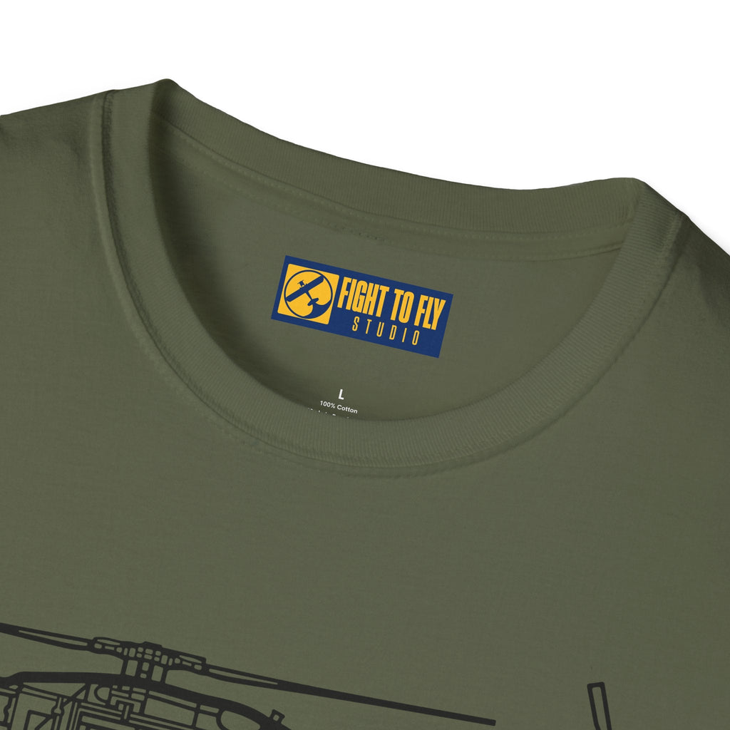 MH-60J T-Shirt – Rescue Helicopter Aviation Tee - Pilot gifts - WWII warbird t-shirt