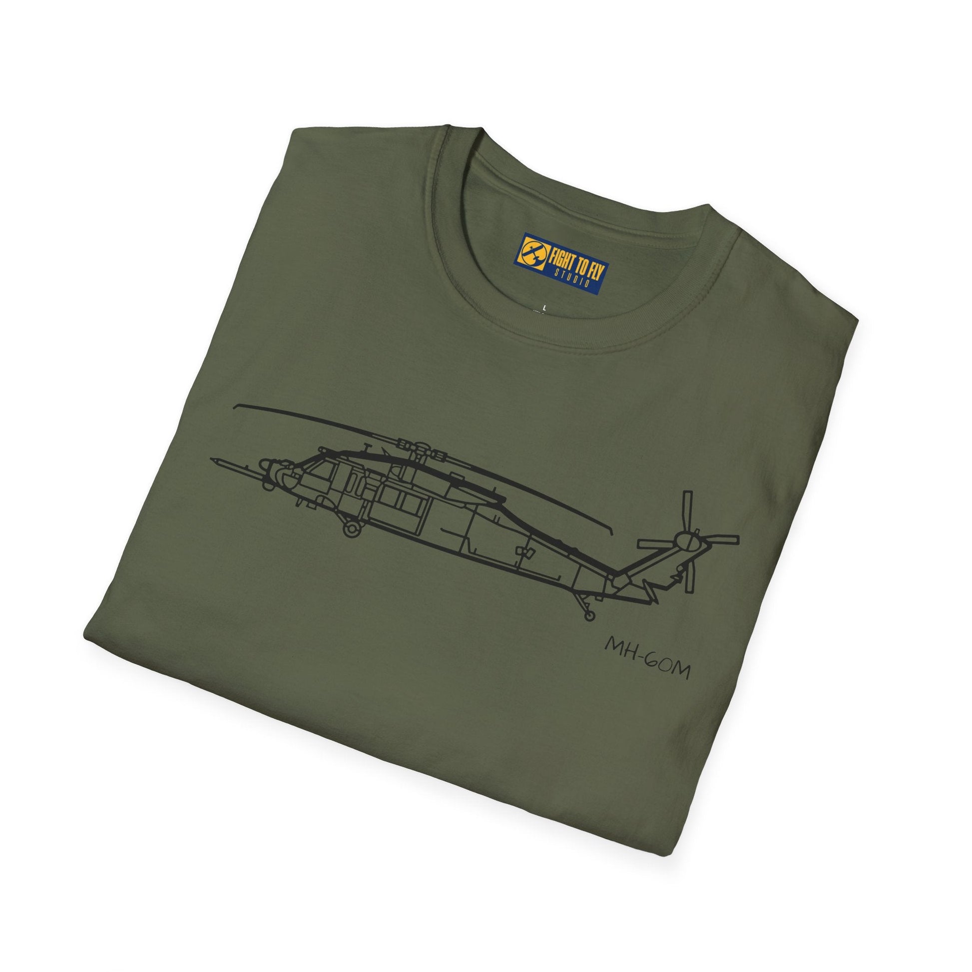 MH-60M T-Shirt – SOAR Black Hawk Special Ops Helicopter Tee - Pilot gifts - WWII warbird t-shirt