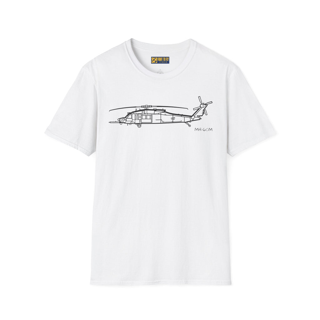 MH-60M T-Shirt – SOAR Black Hawk Special Ops Helicopter Tee - Pilot gifts - WWII warbird t-shirt