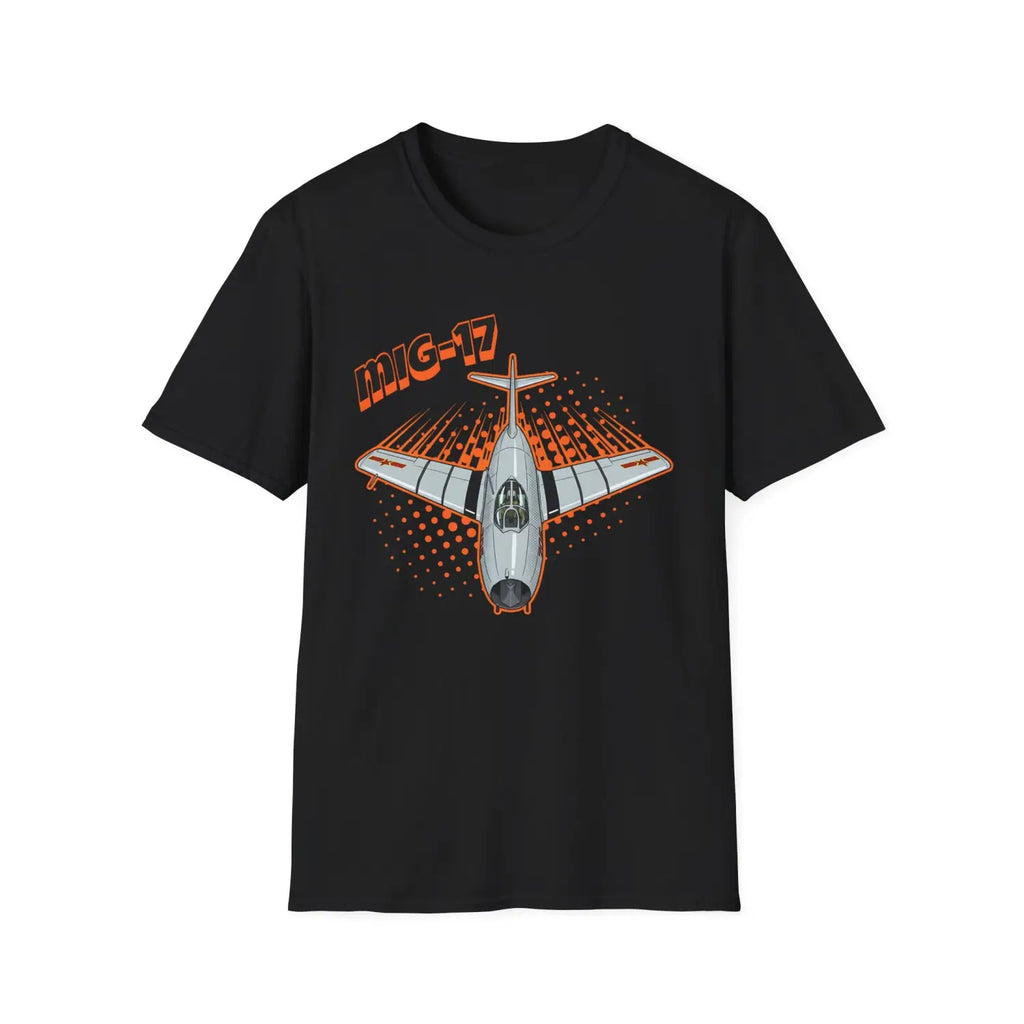 MiG-17 Comic Style T-Shirt - Pilot gifts - WWII warbird t-shirt