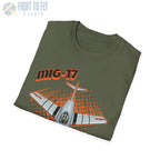 MiG-17 Comic Style T-Shirt - Pilot gifts - WWII warbird t-shirt