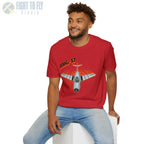 MiG-17 Comic Style T-Shirt - Pilot gifts - WWII warbird t-shirt