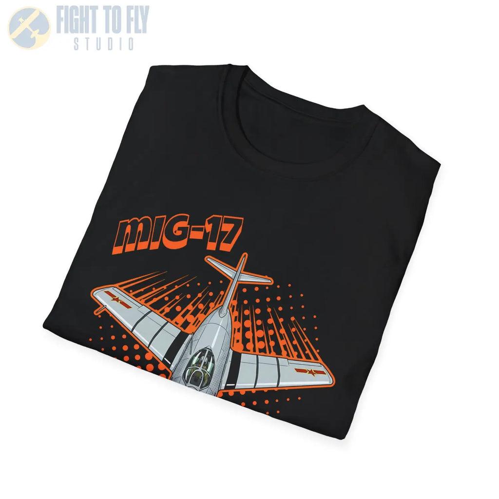 MiG-17 Comic Style T-Shirt - Pilot gifts - WWII warbird t-shirt