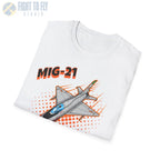 MiG-21 Comic Style T-Shirt - Pilot gifts - WWII warbird t-shirt