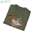 MiG-21 Comic Style T-Shirt - Pilot gifts - WWII warbird t-shirt