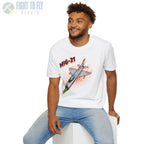 MiG-21 Comic Style T-Shirt - Pilot gifts - WWII warbird t-shirt