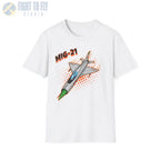 MiG-21 Comic Style T-Shirt - Pilot gifts - WWII warbird t-shirt