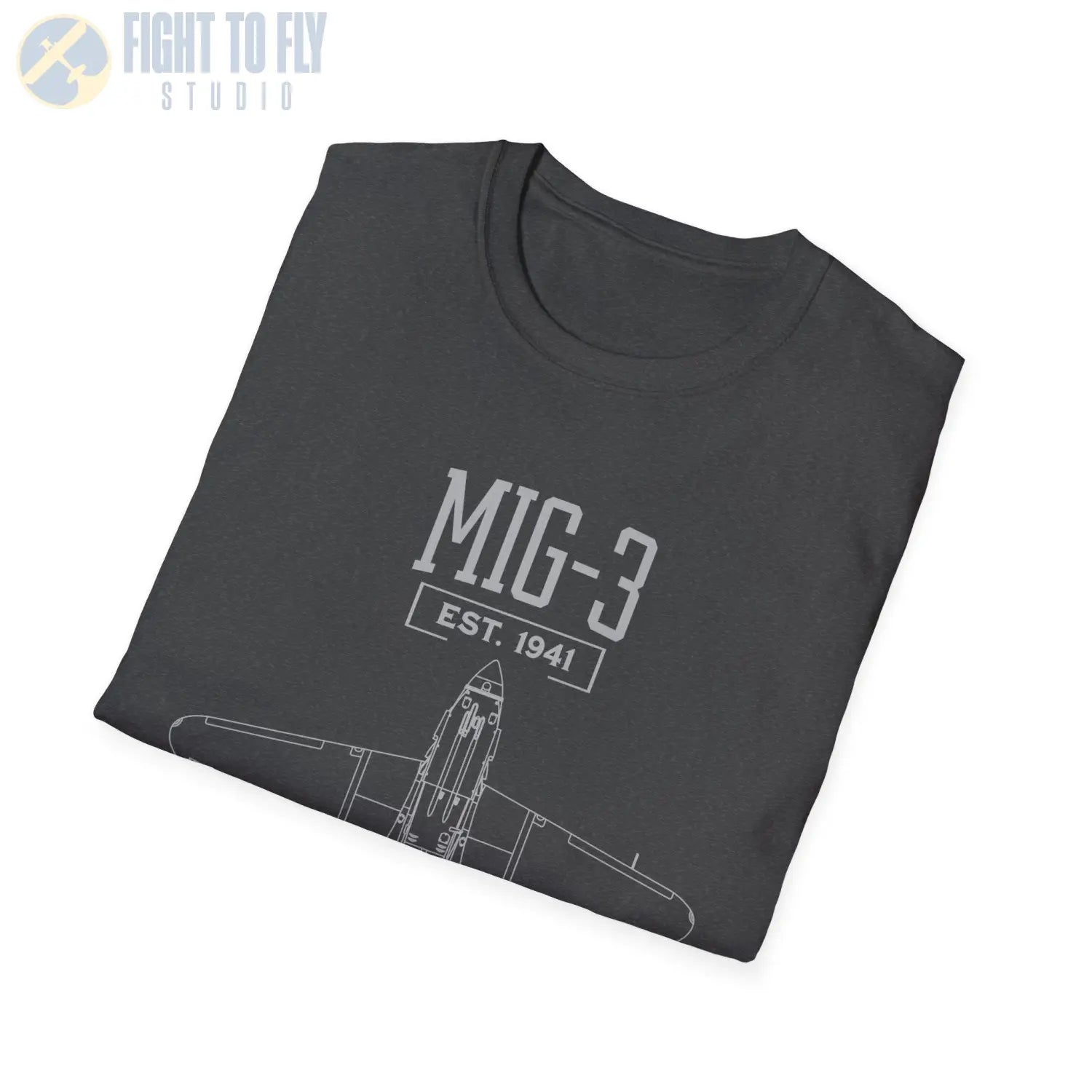 MiG-3 Premium - T-Shirt - Pilot gifts - WWII warbird t-shirt