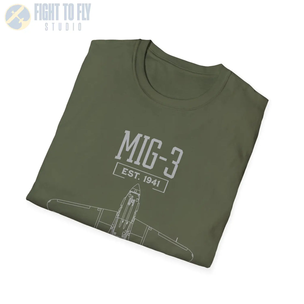MiG-3 Premium - T-Shirt - Pilot gifts - WWII warbird t-shirt