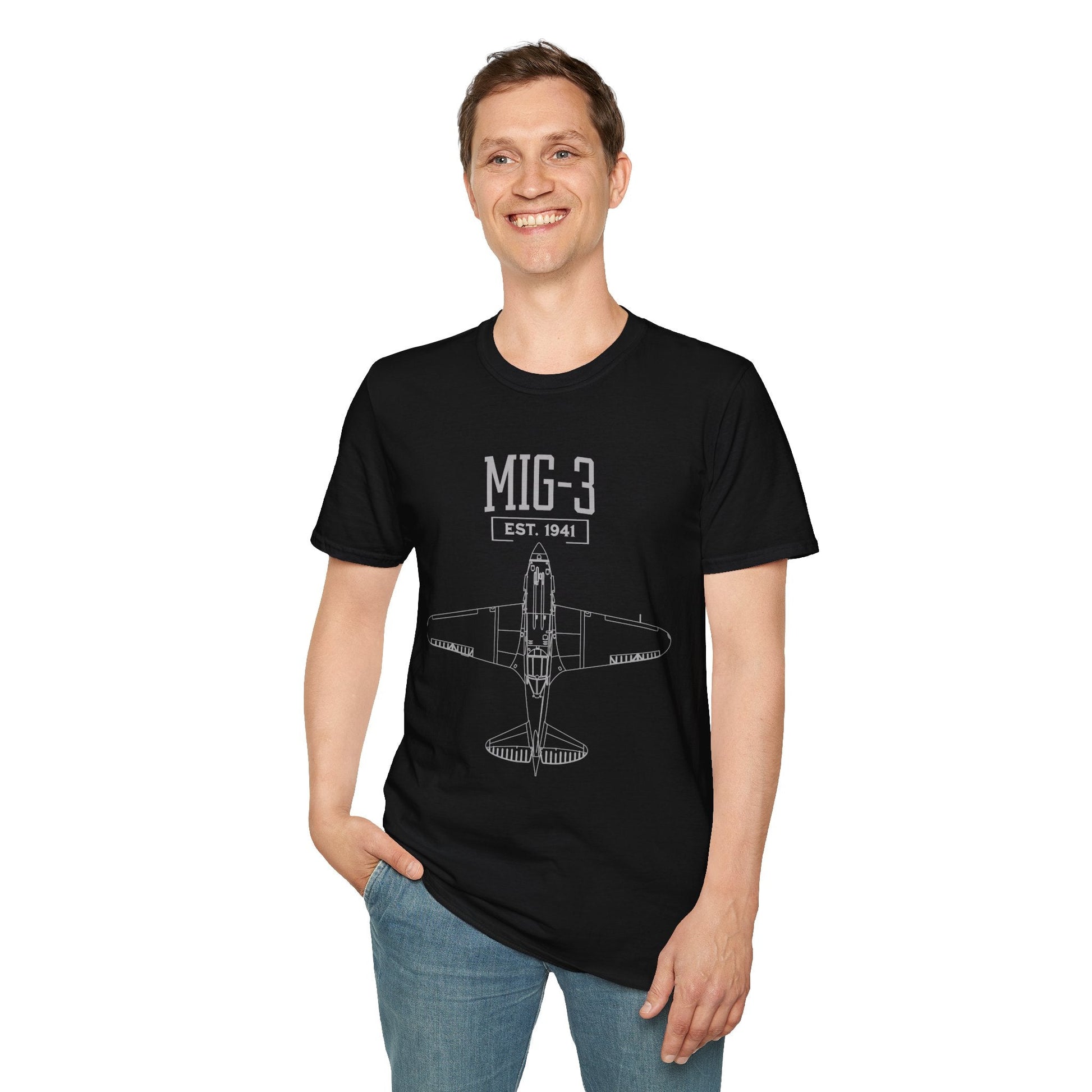 MiG 3 Premium WWII T Shirt Pilot gifts warbird t shirt