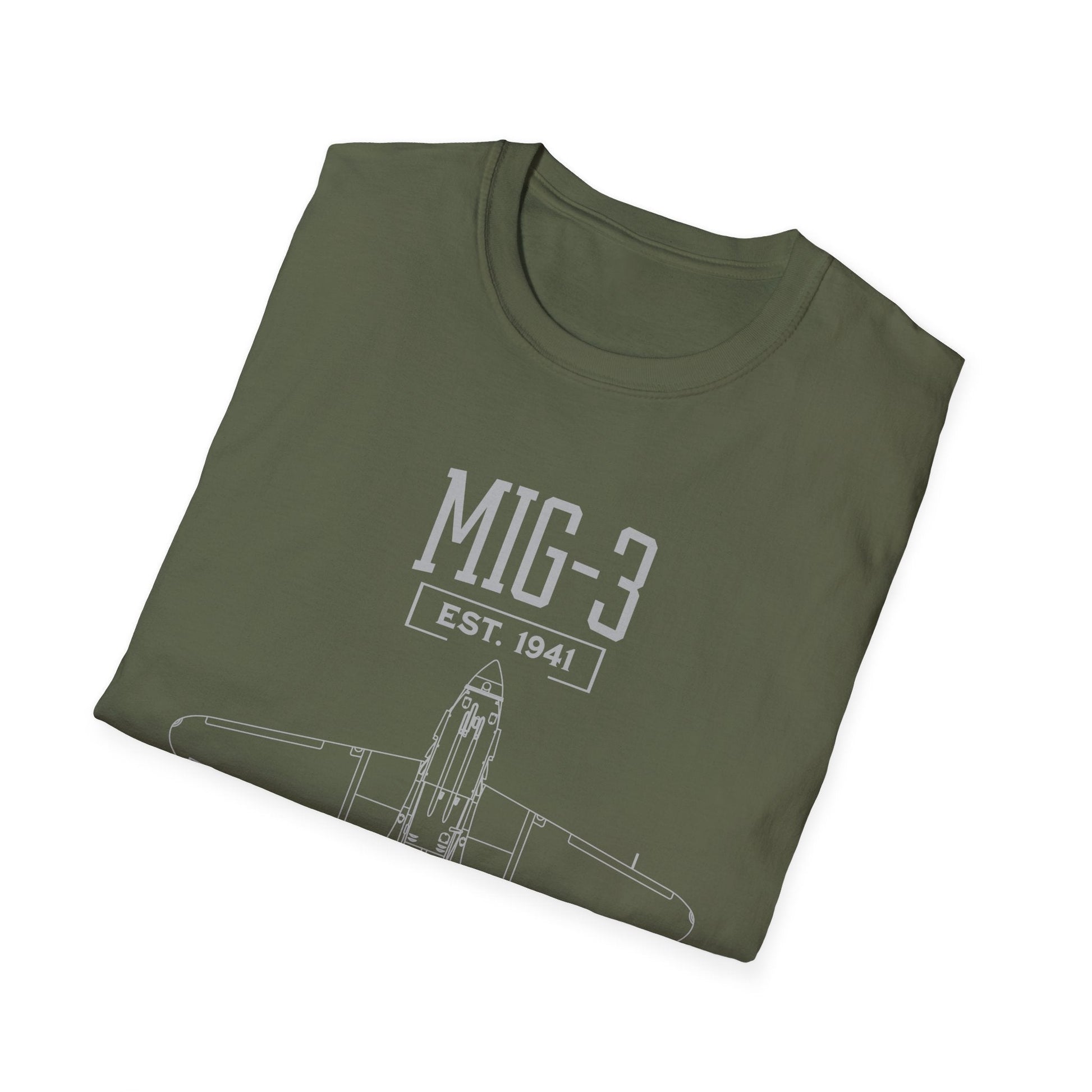 MiG 3 Premium WWII T Shirt Pilot gifts warbird t shirt