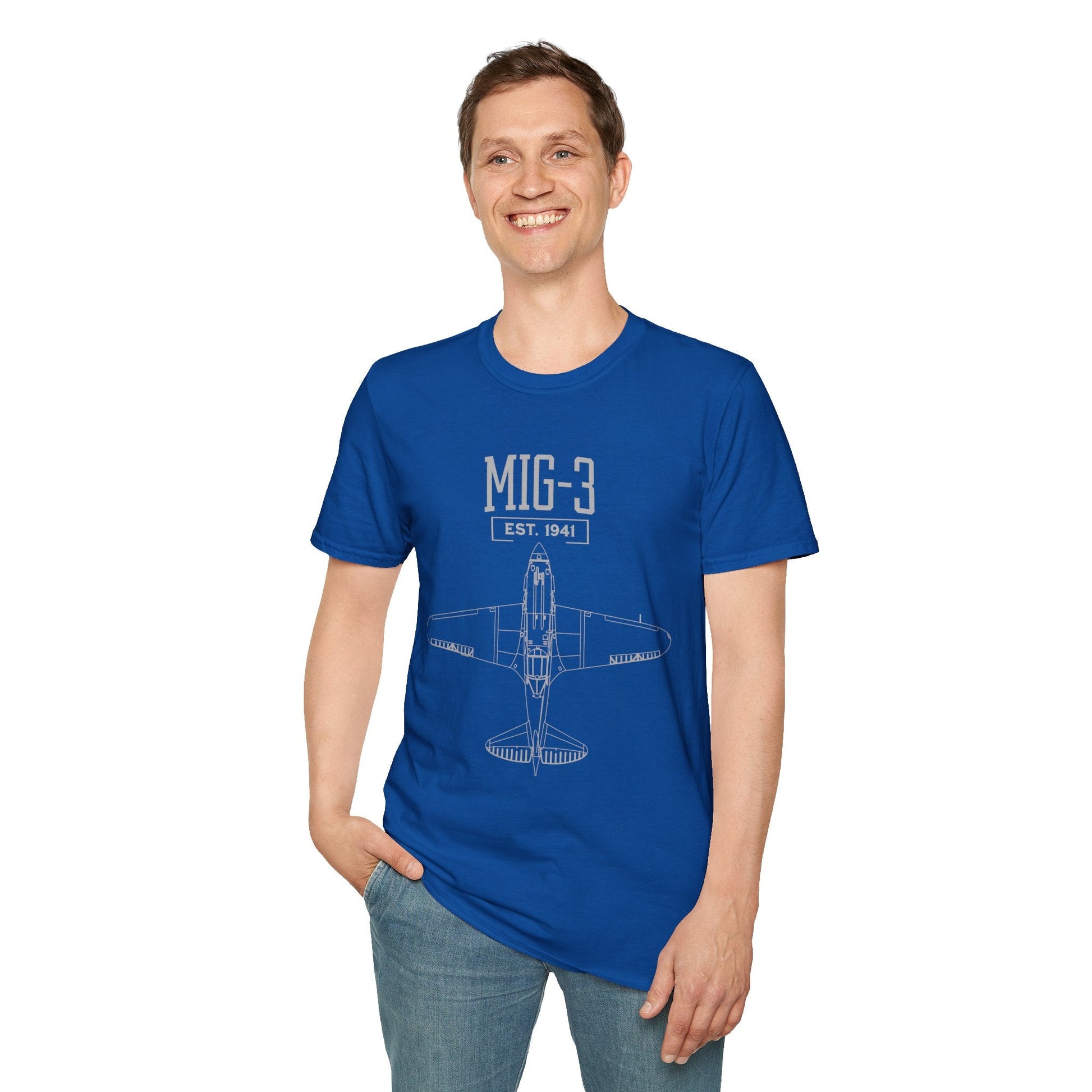 MiG 3 Premium WWII T Shirt Pilot gifts warbird t shirt