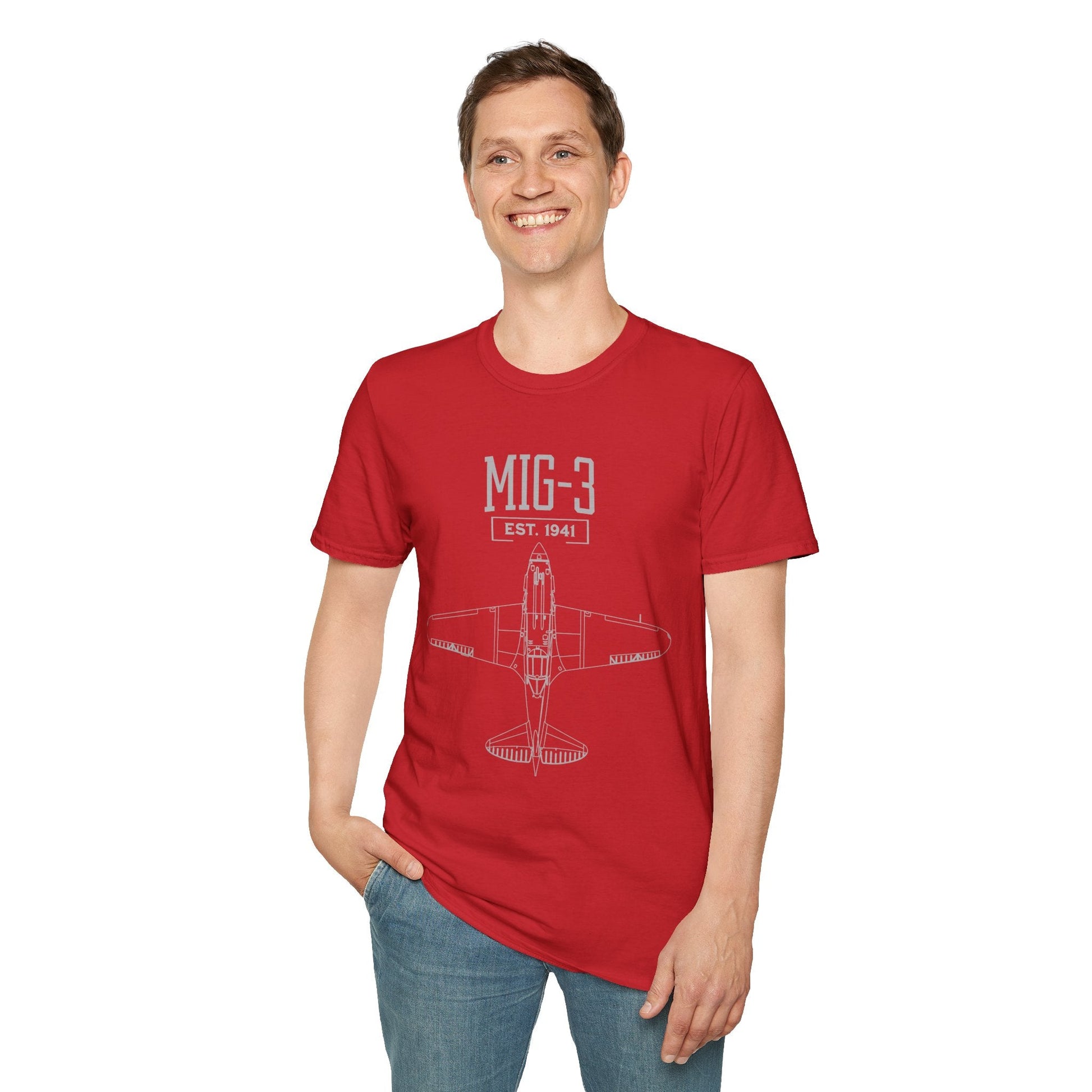 MiG 3 Premium WWII T Shirt Pilot gifts warbird t shirt