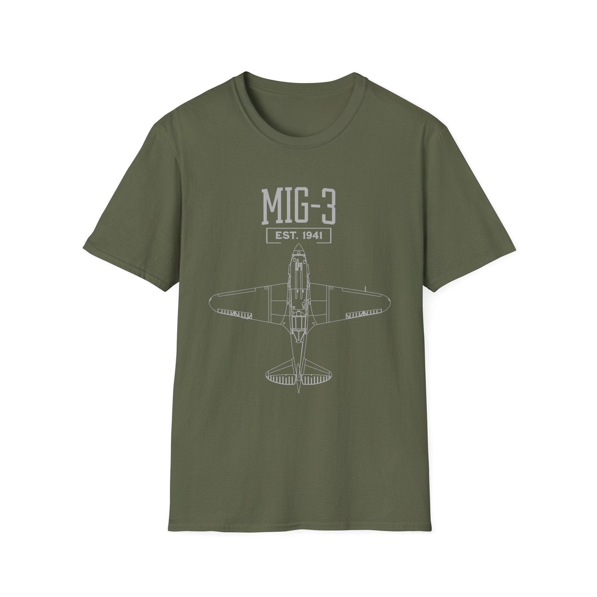 MiG 3 Premium WWII T Shirt Pilot gifts warbird t shirt