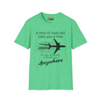 Mile of Runway - T-Shirt - Pilot gifts - WWII warbird t-shirt