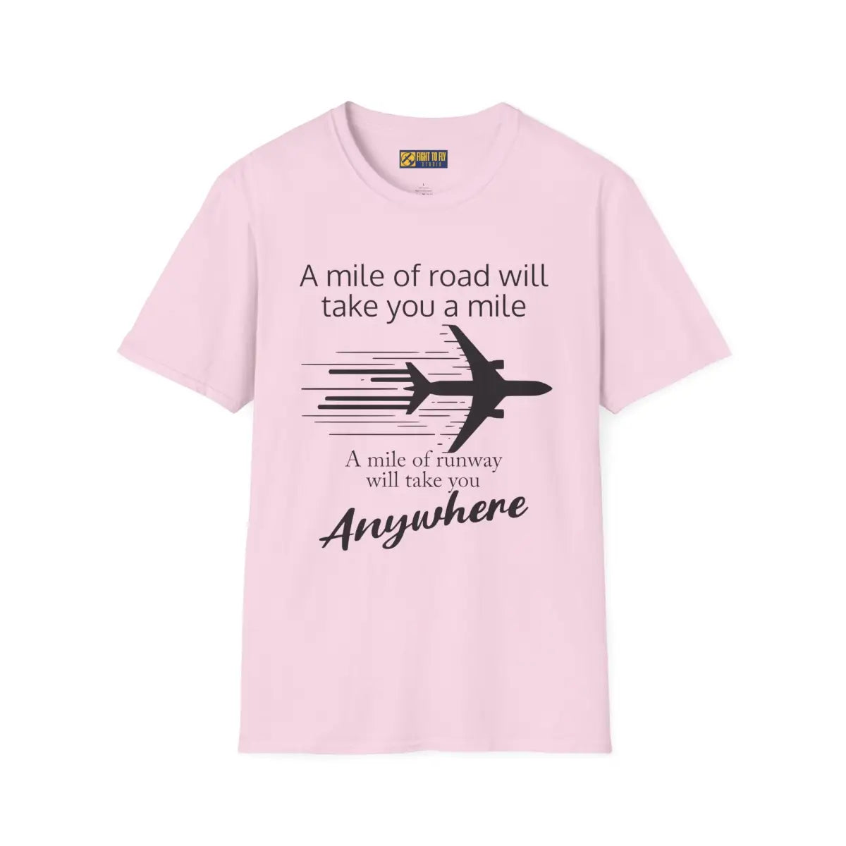Mile of Runway - T-Shirt - Pilot gifts - WWII warbird t-shirt
