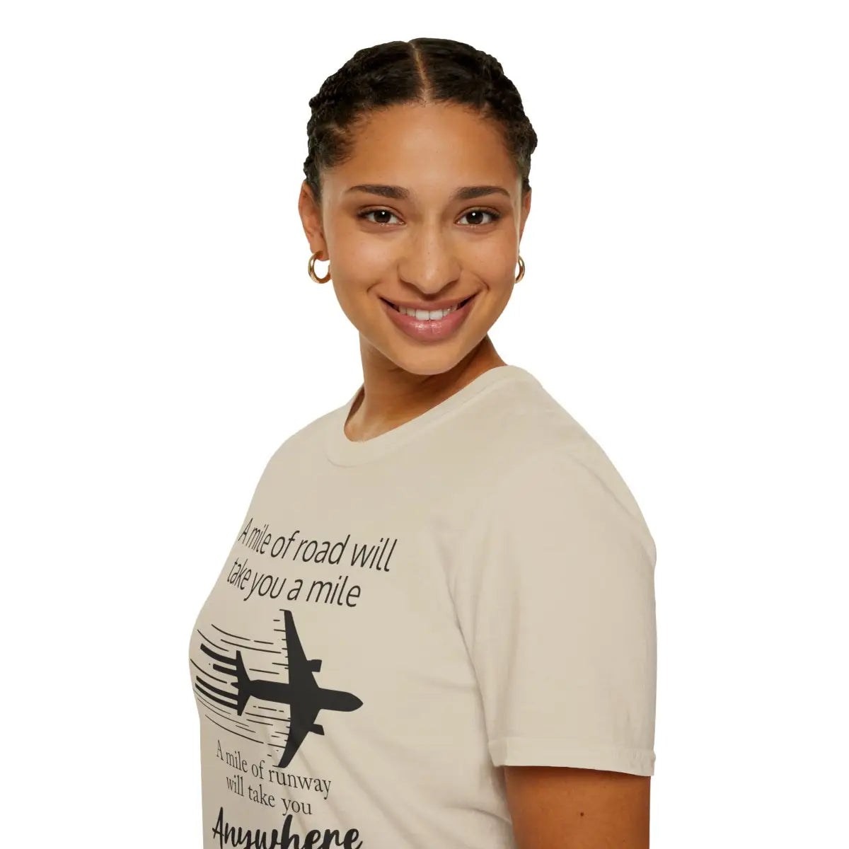 Mile of Runway - T-Shirt - Pilot gifts - WWII warbird t-shirt